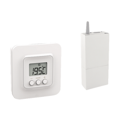 Visuel Delta Dore thermostat radio Tybox 5150 et le récepteur RF6200 Visuel Delta Dore thermostat Tybox 5150 radio et le récepteur RF6200